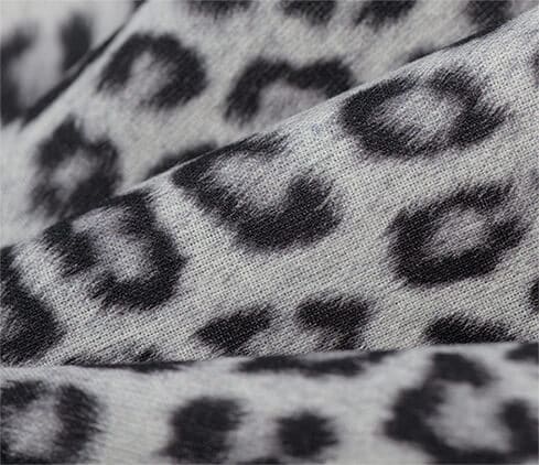 Honden bandana Leopard Grey