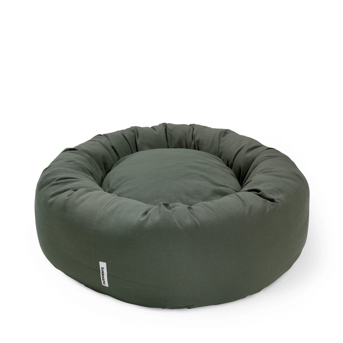 Donut bed Donkergroen